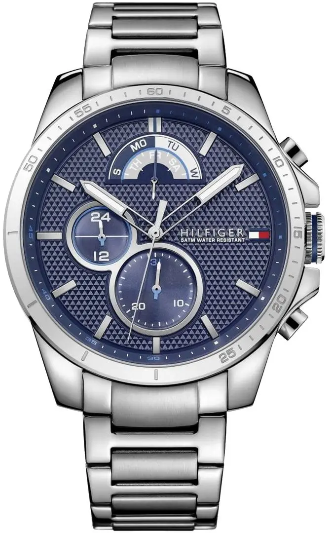 Наручные часы Tommy Hilfiger Decker 1791348 (Silver/Blue)