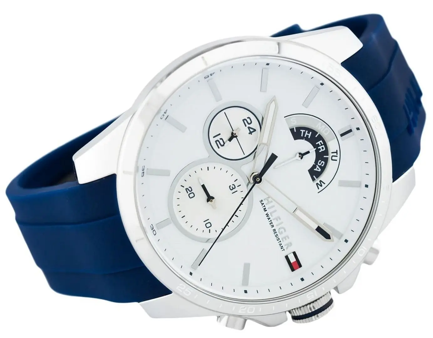 Ceas de mana Tommy Hilfiger Decker 1791349 (Blue/Inox) - 3
