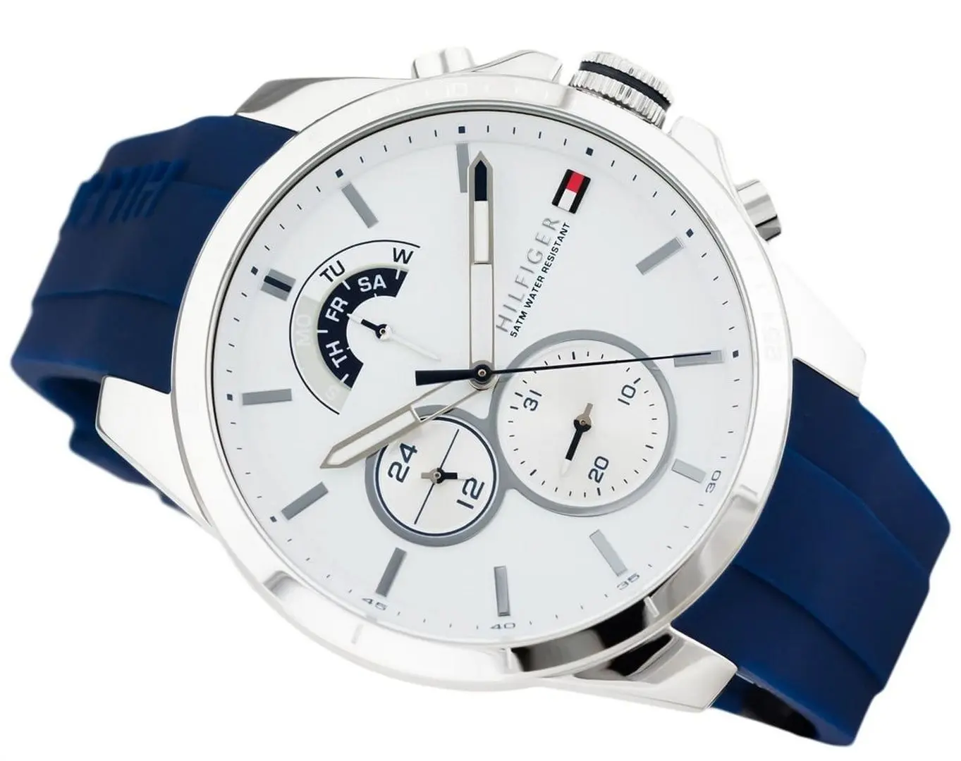 Ceas de mana Tommy Hilfiger Decker 1791349 (Blue/Inox) - 4