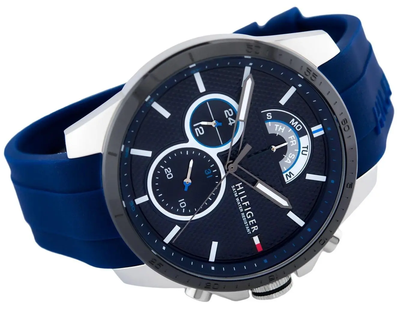 Наручные часы Tommy Hilfiger Decker 1791350 (Blue/Silver) - 2