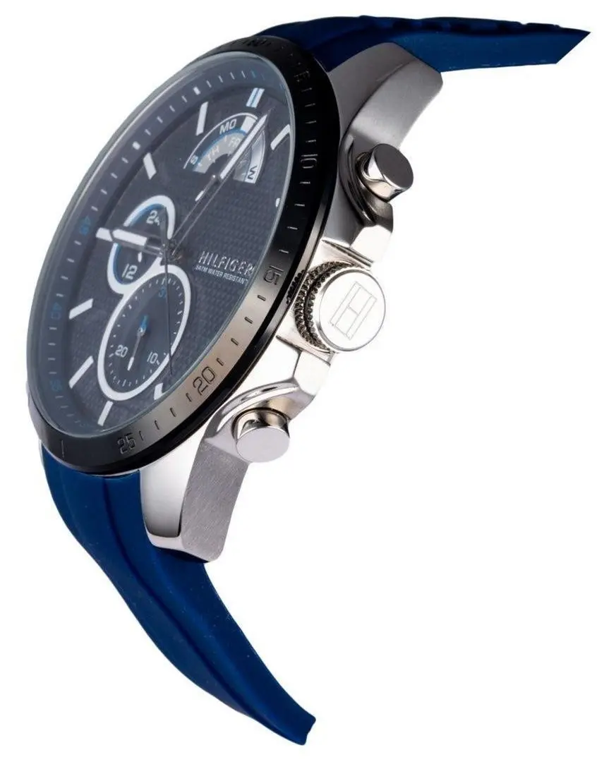 Наручные часы Tommy Hilfiger Decker 1791350 (Blue/Silver) - 3
