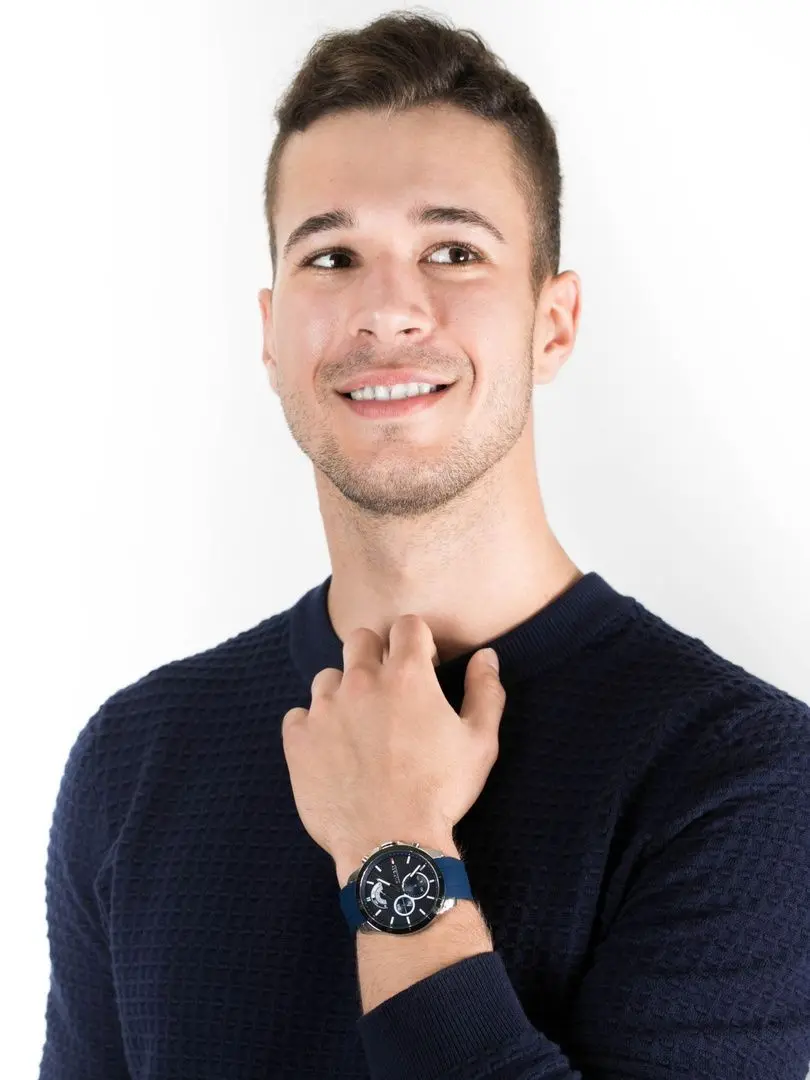 Наручные часы Tommy Hilfiger Decker 1791350 (Blue/Silver) - 6