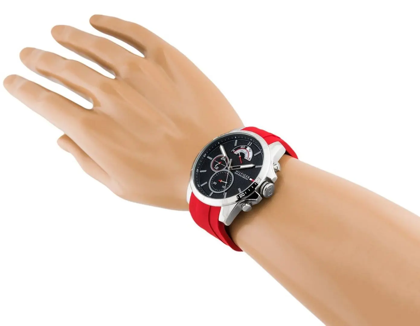 Наручные часы Tommy Hilfiger Decker 1791351 (Red/Silver) - 7