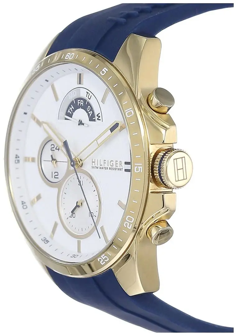 Наручные часы Tommy Hilfiger Decker 1791353 (Blue/Gold) - 2