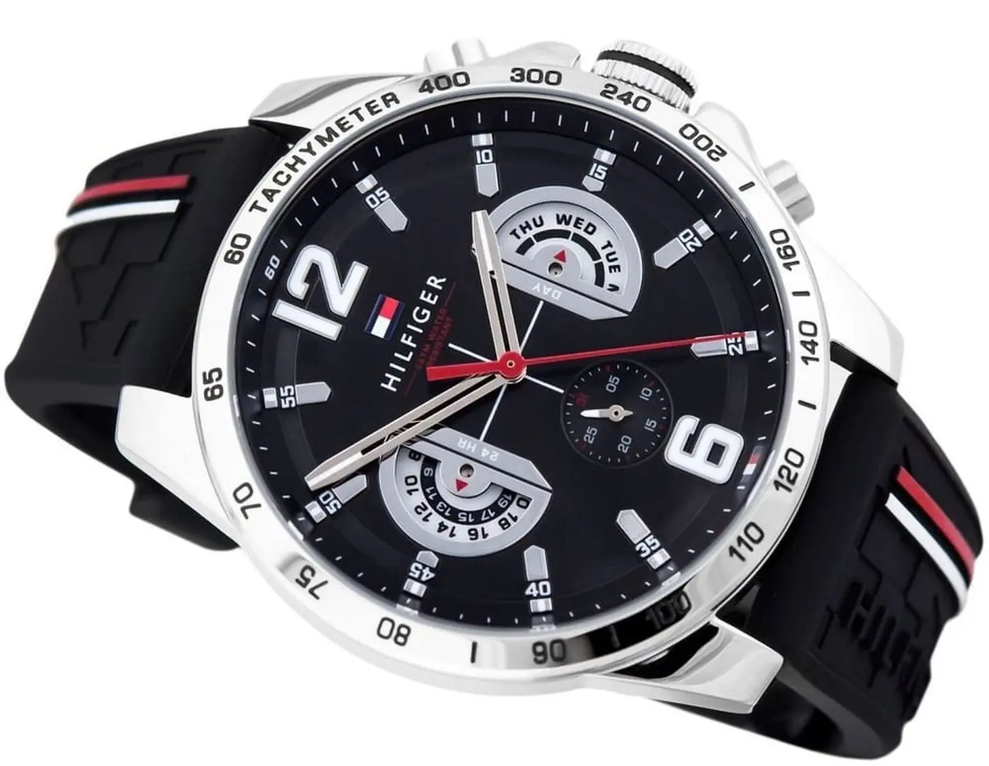 Ceas de mana Tommy Hilfiger Decker 1791473 (Black/Silver) - 2