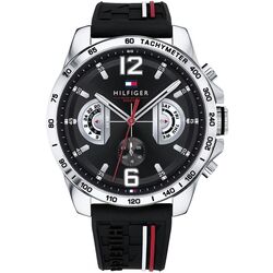 Ceas de mana Tommy Hilfiger Decker 1791473 (Black/Silver)