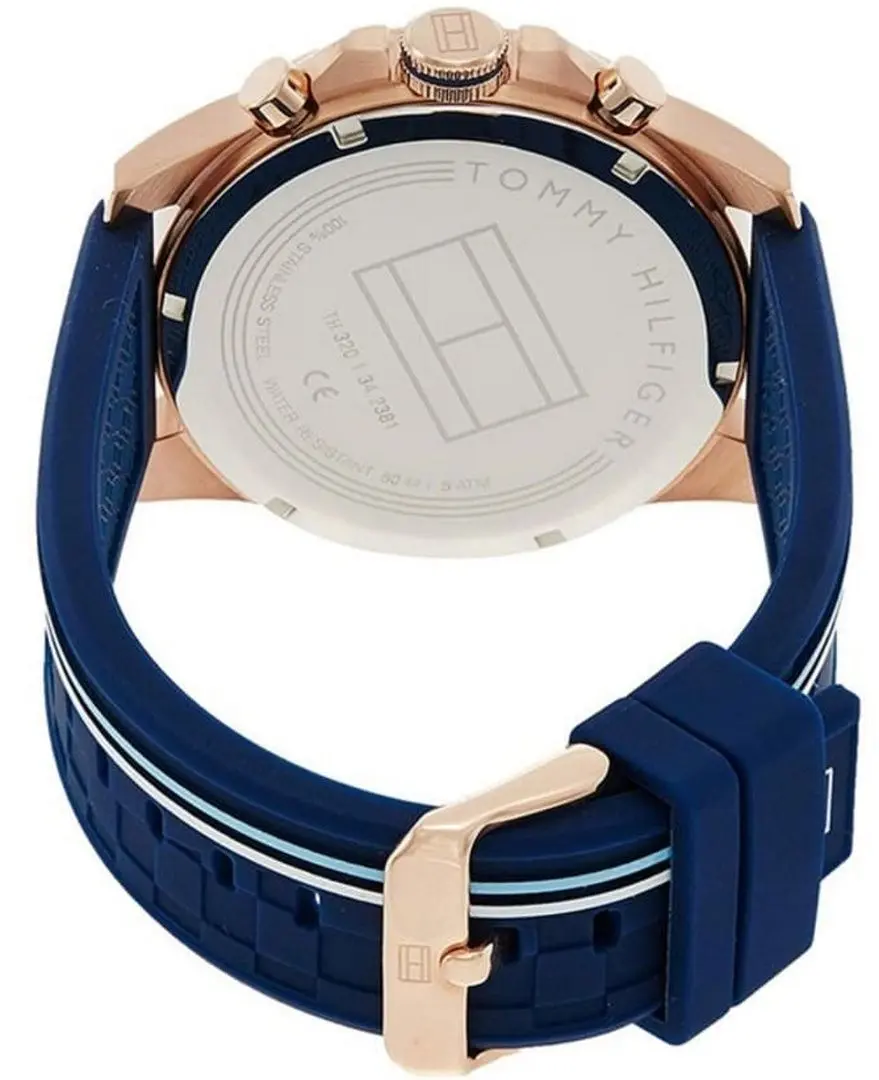 Ceas de mana Tommy Hilfiger Decker 1791474 (Blue/Rose Gold) - 3