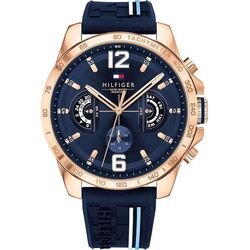 Ceas de mana Tommy Hilfiger Decker 1791474 (Blue/Rose Gold)