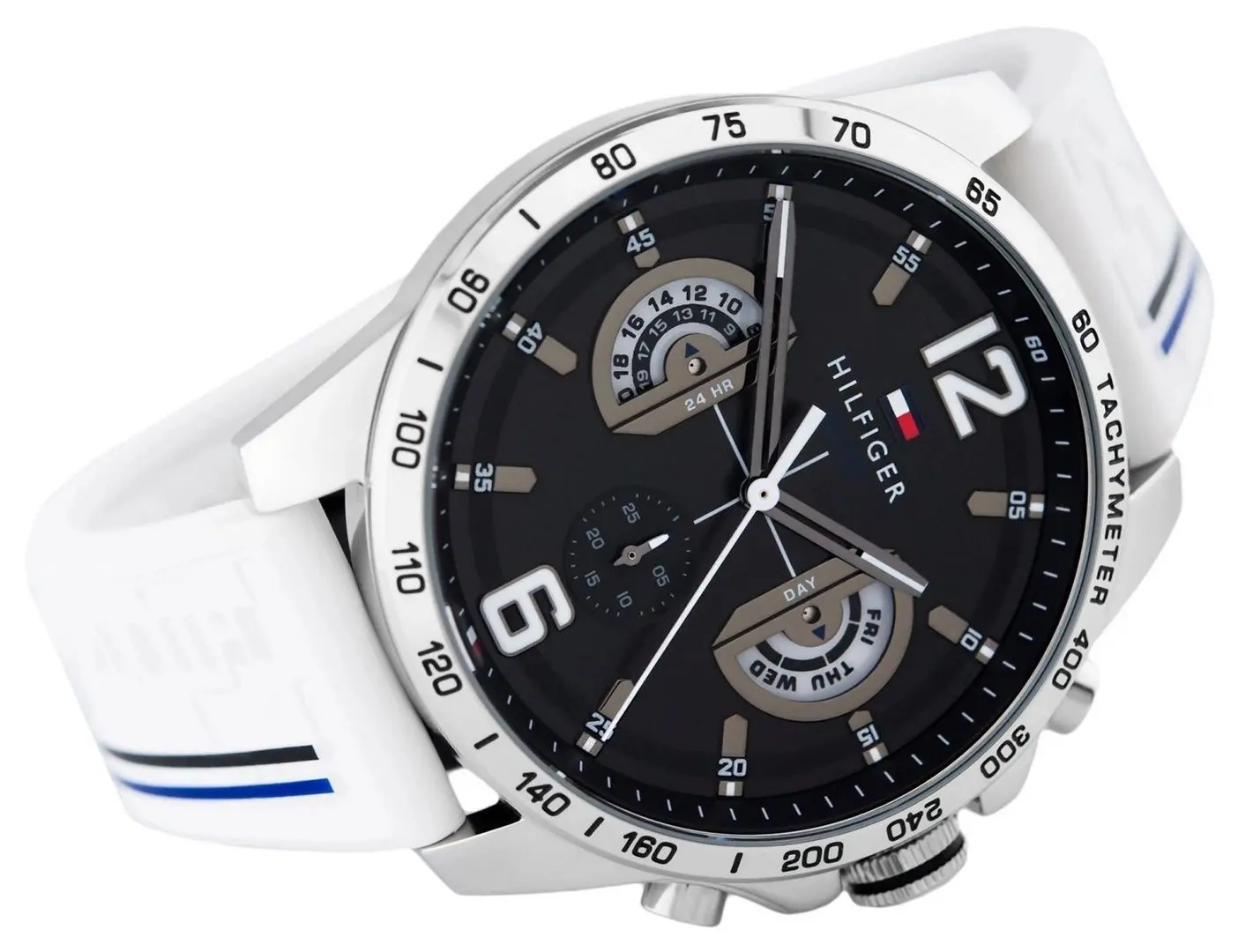 Ceas de mana Tommy Hilfiger Decker 1791475 (White/Silver) - 2
