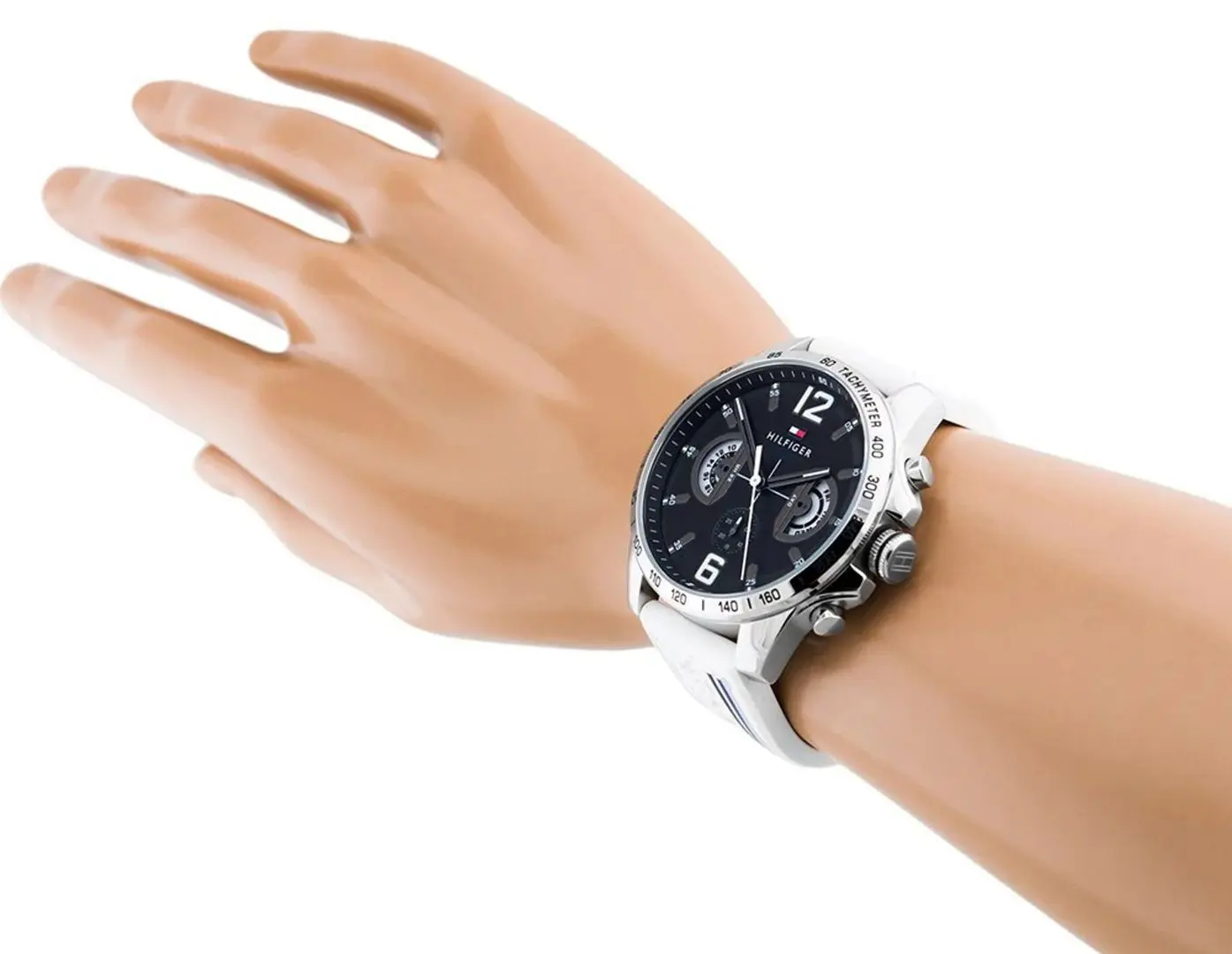 Ceas de mana Tommy Hilfiger Decker 1791475 (White/Silver) - 6