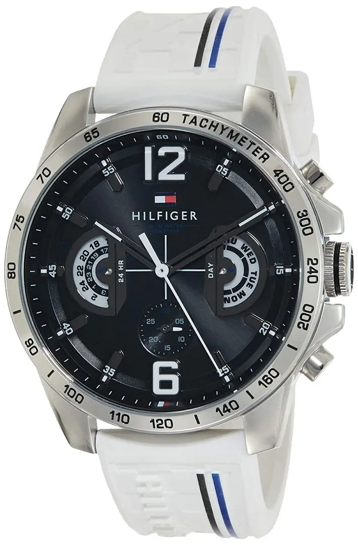 Ceas de mana Tommy Hilfiger Decker 1791475 (White/Silver)