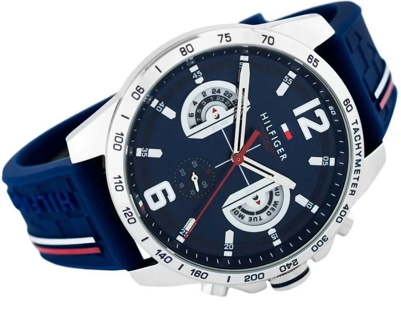 Ceas de mana Tommy Hilfiger Decker 1791476 (Blue/Silver) - 2