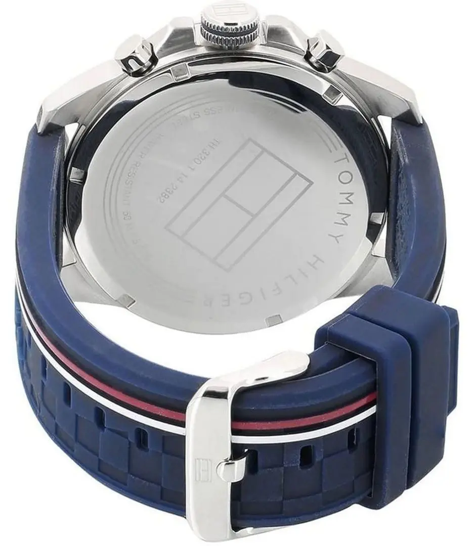 Ceas de mana Tommy Hilfiger Decker 1791476 (Blue/Silver) - 3