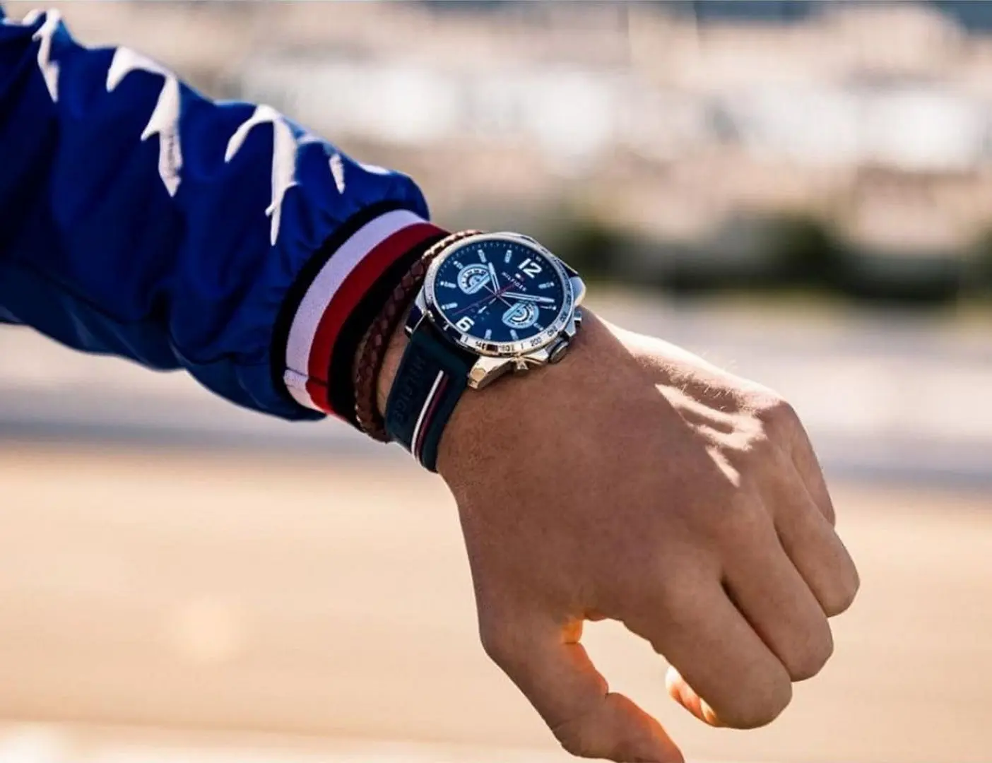 Ceas de mana Tommy Hilfiger Decker 1791476 (Blue/Silver) - 4