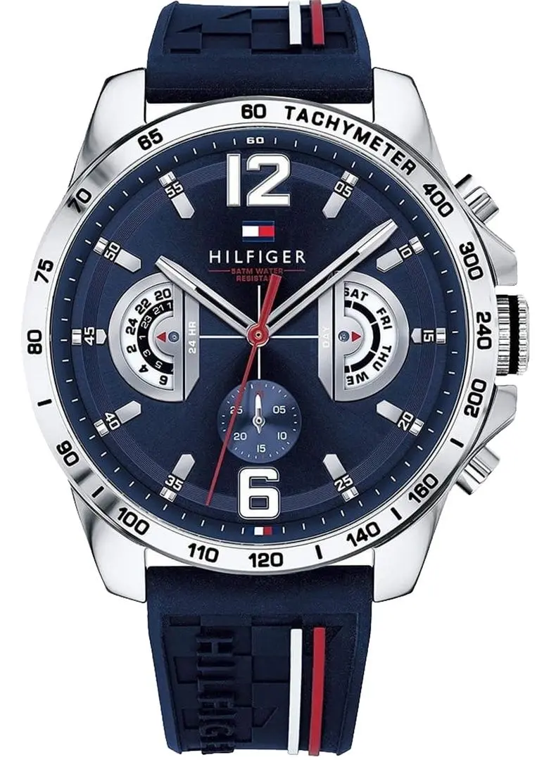 Ceas de mana Tommy Hilfiger Decker 1791476 (Blue/Silver)