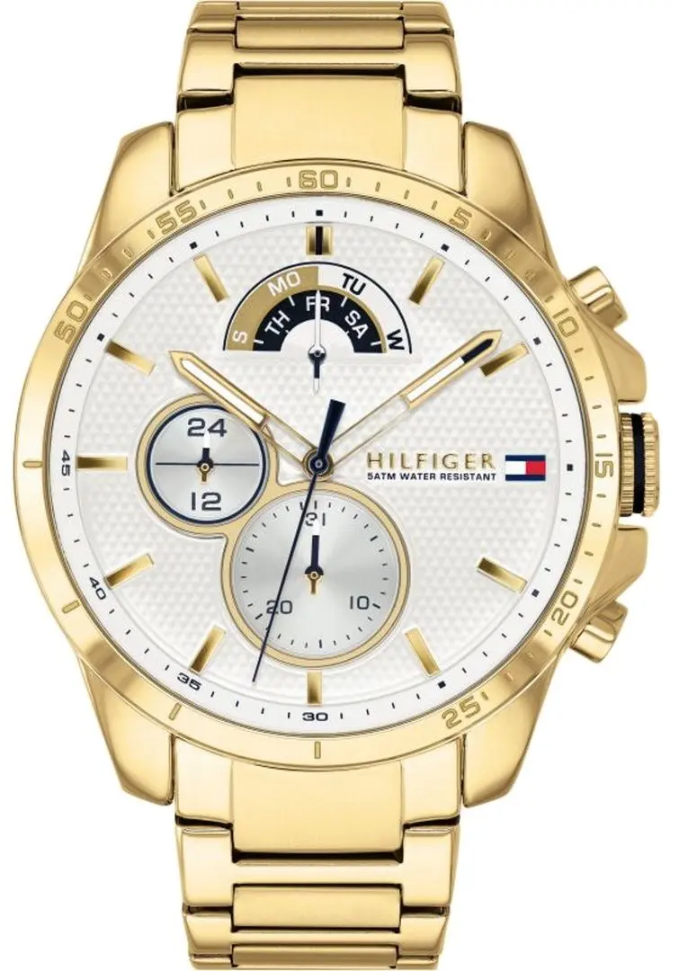 Наручные часы Tommy Hilfiger Decker 1791538 (Gold/White)
