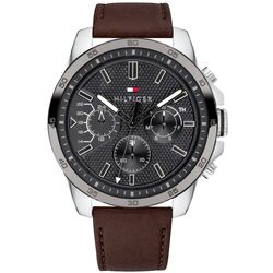 Наручные часы Tommy Hilfiger Decker 1791562 (Dark Brown/Silver)