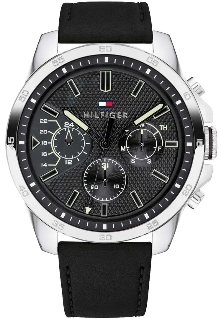 Наручные часы Tommy Hilfiger Decker 1791563 (Black/Silver)
