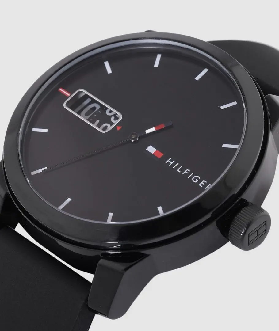 Ceas de mana Tommy Hilfiger Denim 1791382 (Black) - 2