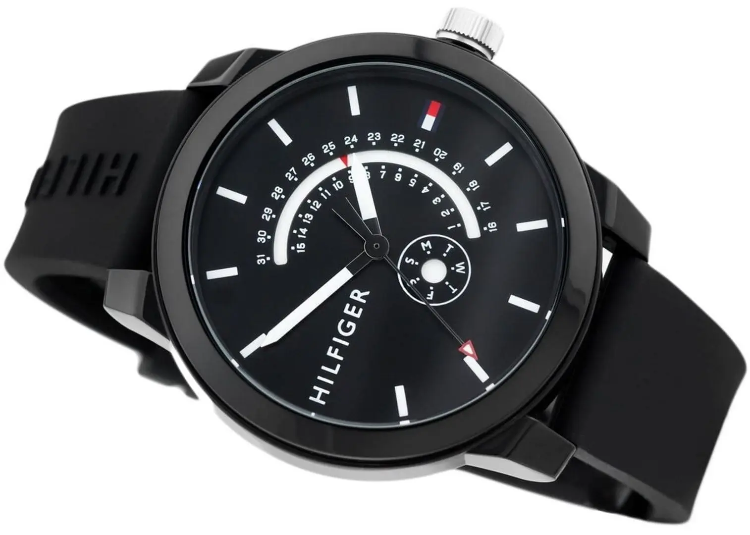 Ceas de mana Tommy Hilfiger Denim 1791483 (Black) - 5