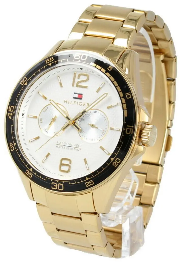 Ceas de mana Tommy Hilfiger Erik 1791365 (Gold/Black) - 2