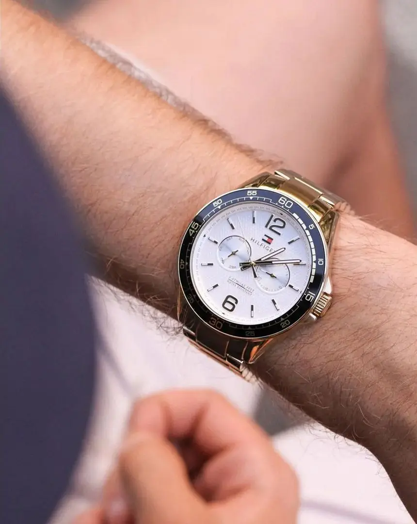 Ceas de mana Tommy Hilfiger Erik 1791365 (Gold/Black) - 5