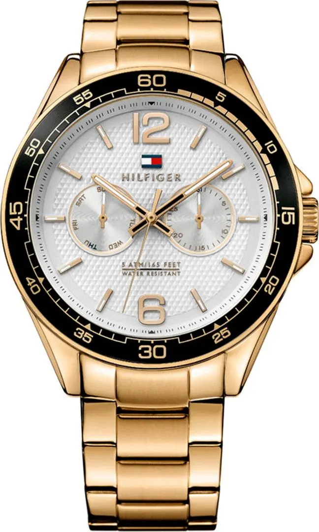 Ceas de mana Tommy Hilfiger Erik 1791365 (Gold/Black)