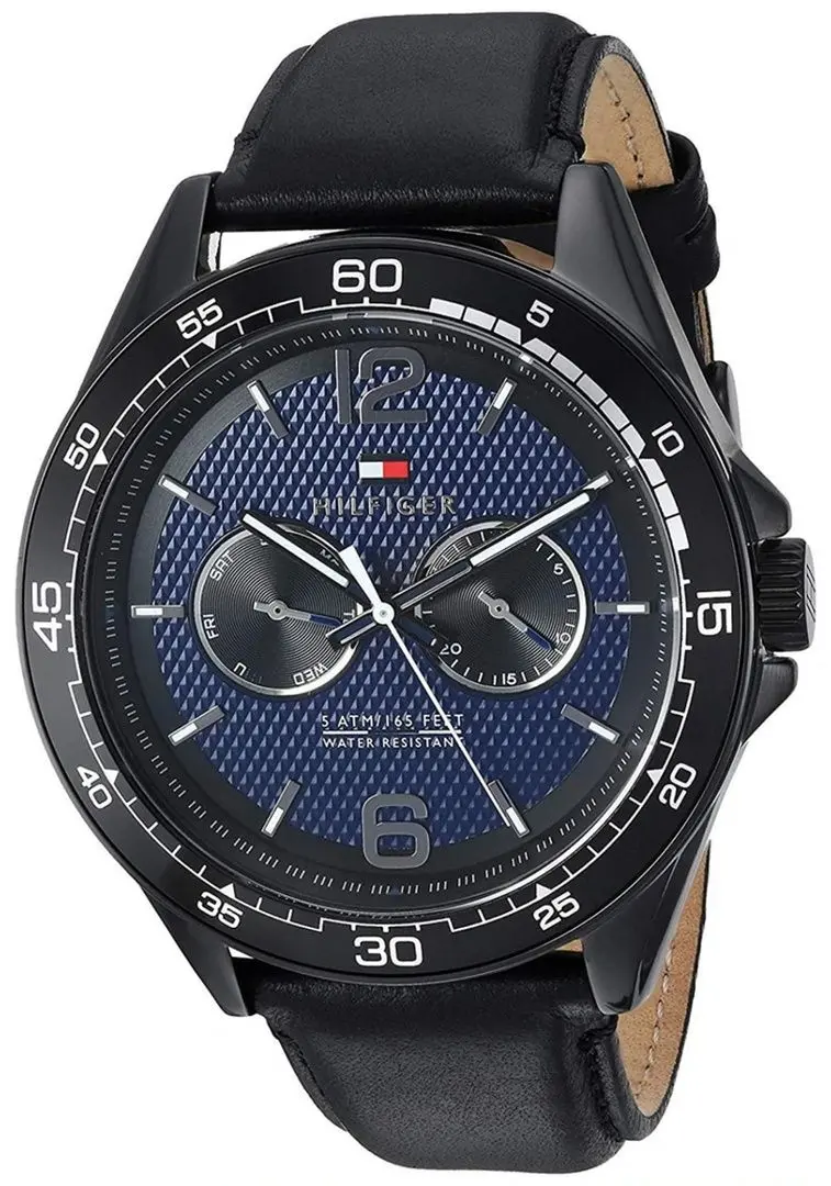 Ceas de mana Tommy Hilfiger Erik 1791368 (Black) - 2