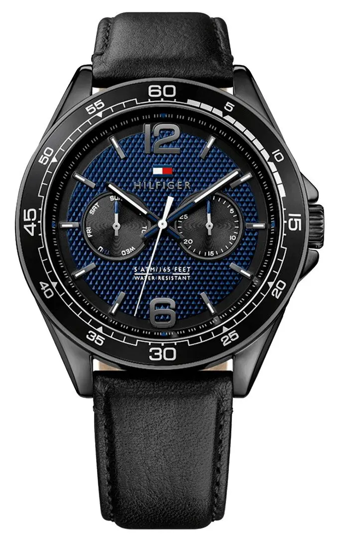 Ceas de mana Tommy Hilfiger Erik 1791368 (Black)