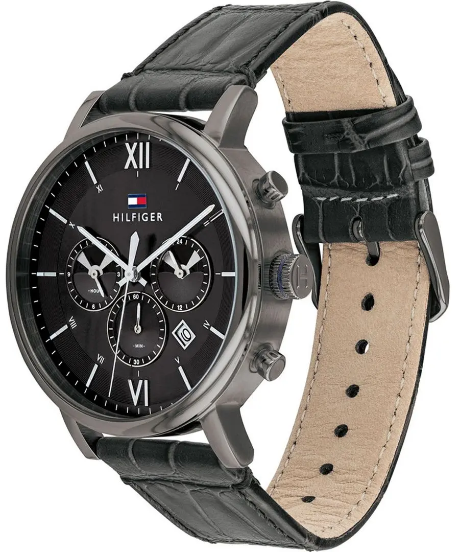 Ceas de mana Tommy Hilfiger Evan 1710395 (Black/Grey) - 2