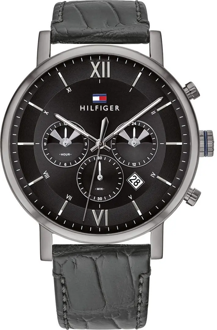 Ceas de mana Tommy Hilfiger Evan 1710395 (Black/Grey)