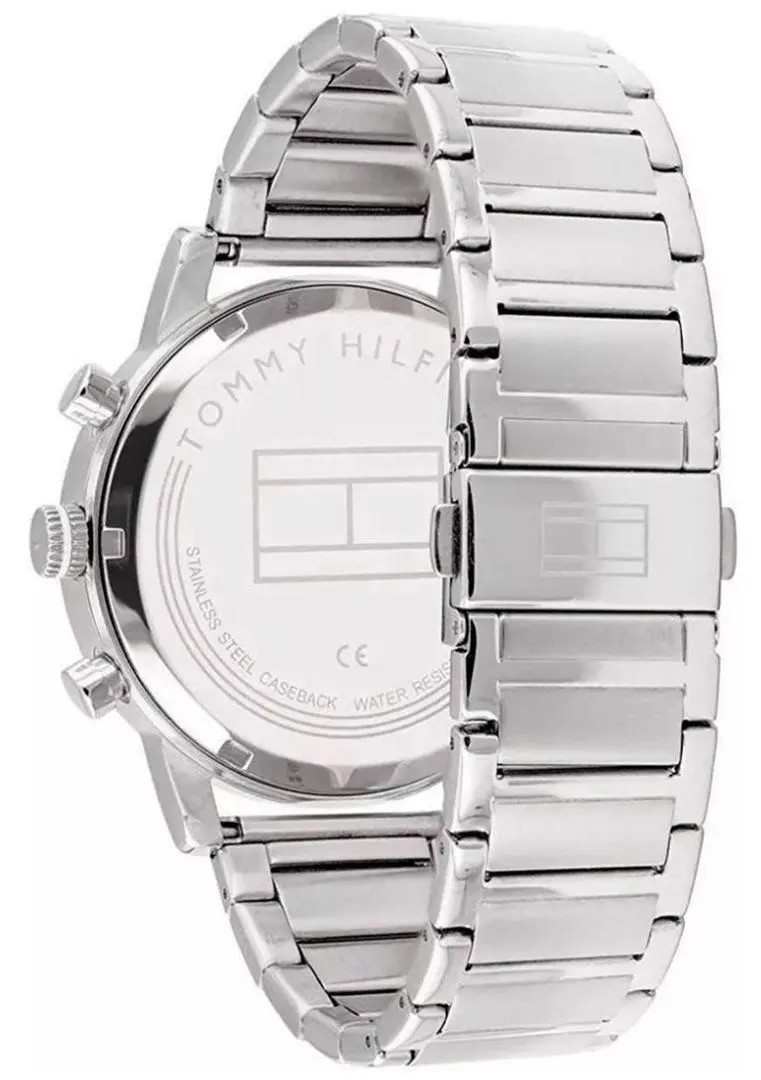 Наручные часы Tommy Hilfiger Evan 1710409 (Silver/Blue) - 3