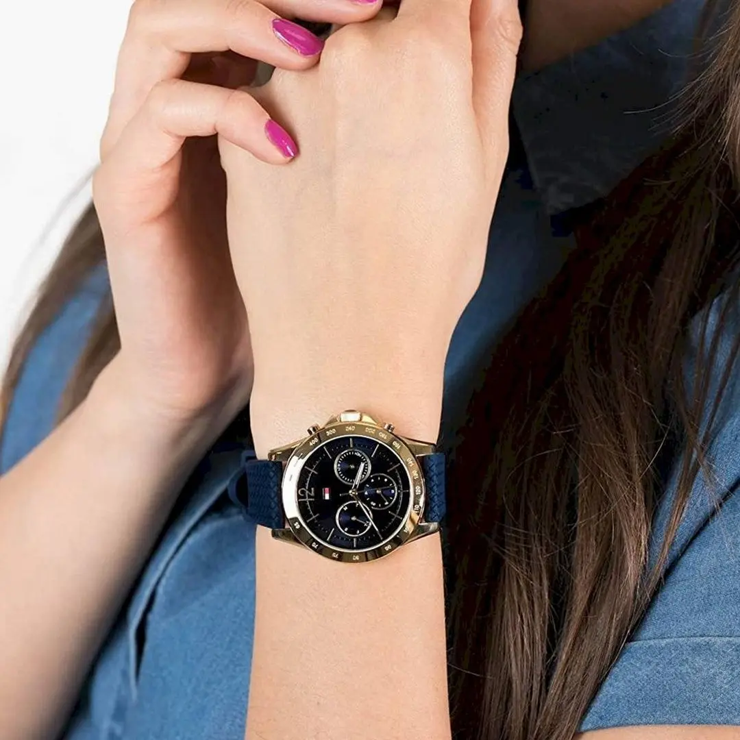 Ceas de mana Tommy Hilfiger Haven 1782198 (Blue/Gold) - 4