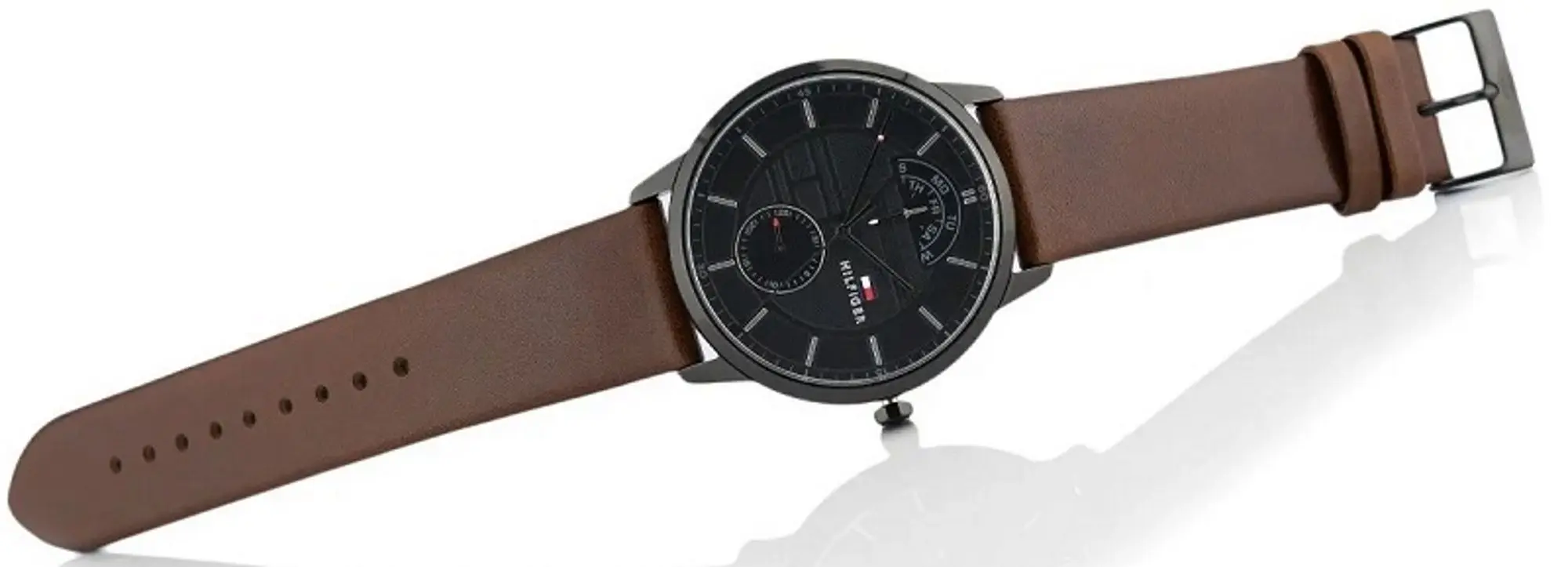 Ceas de mana Tommy Hilfiger Hunter 1791604 (Brown/Black) - 4