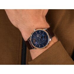 Ceas de mana Tommy Hilfiger Hunter 1791605 (Brown/Rose Gold) Thumb