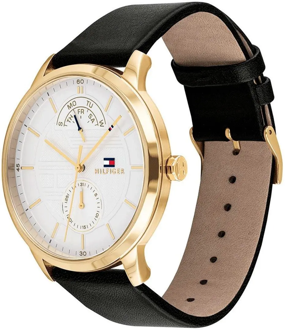 Ceas de mana Tommy Hilfiger Hunter 1791606 (Black/Gold) - 2