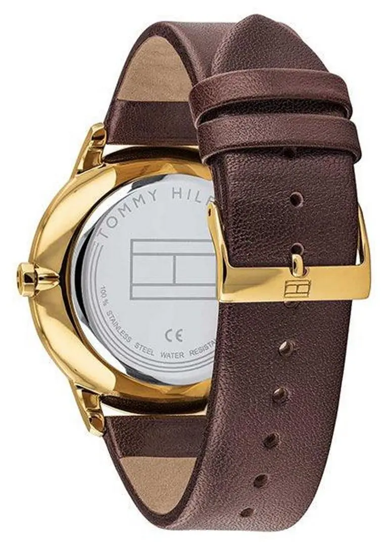 Ceas de mana Tommy Hilfiger Hunter 1791607 (Brown/Gold) - 3