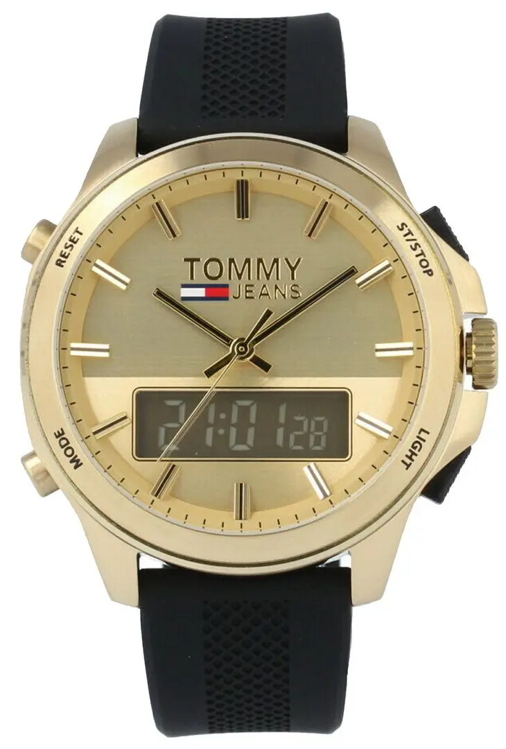 Ceas de mana Tommy Hilfiger Jeans 1791762 (Black/Gold)
