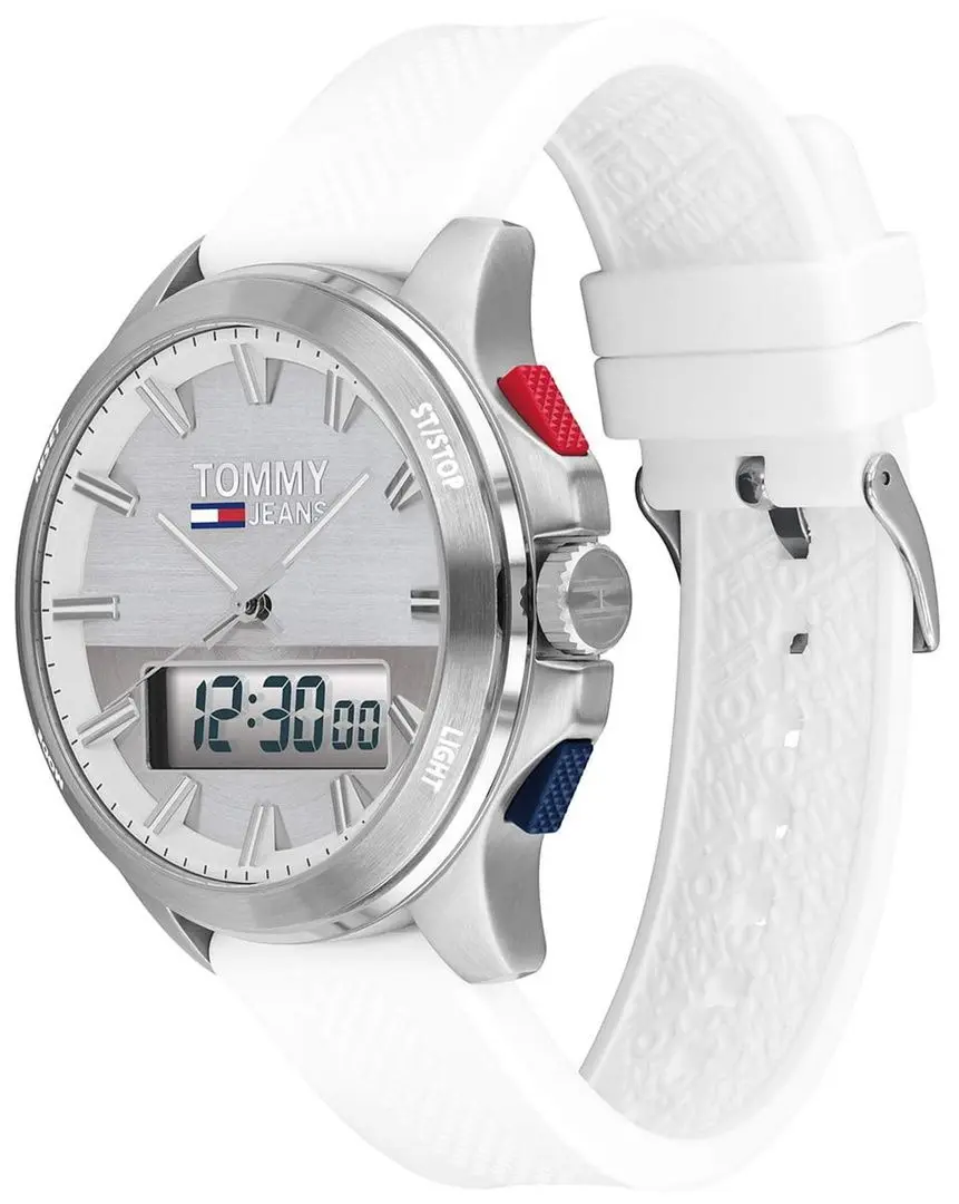 Ceas de mana Tommy Hilfiger Jeans 1791764 (White/Silver) - 2