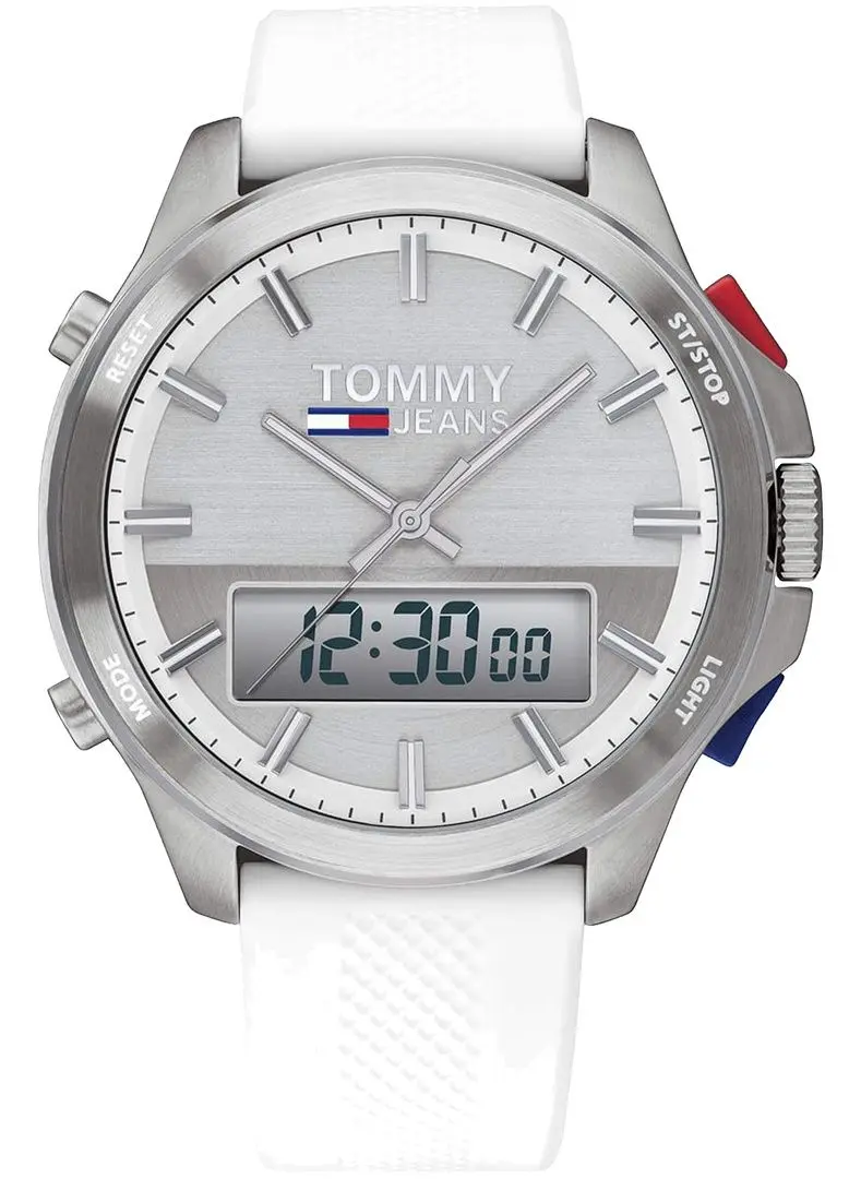 Ceas de mana Tommy Hilfiger Jeans 1791764 (White/Silver)