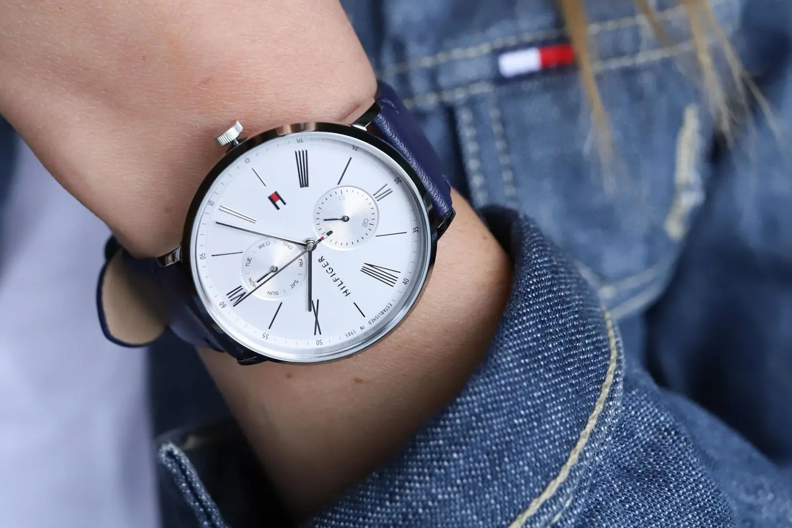 Наручные часы Tommy Hilfiger Jenna 1782072 (Blue/Silver) - 4