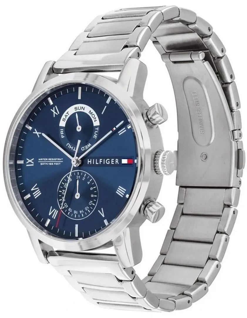 Наручные часы Tommy Hilfiger Kane 1710401 (Silver/Blue) - 2