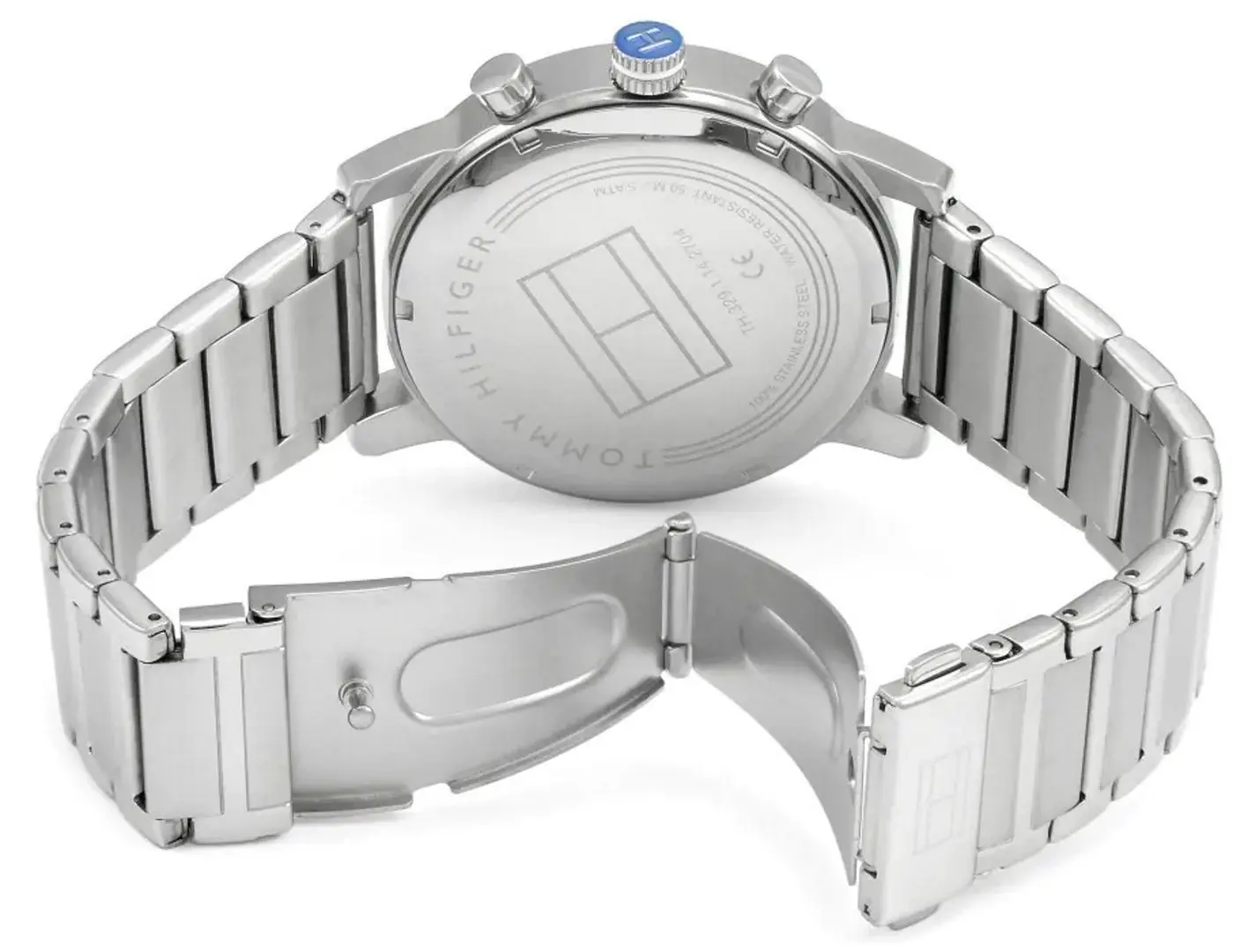Наручные часы Tommy Hilfiger Kane 1710401 (Silver/Blue) - 4