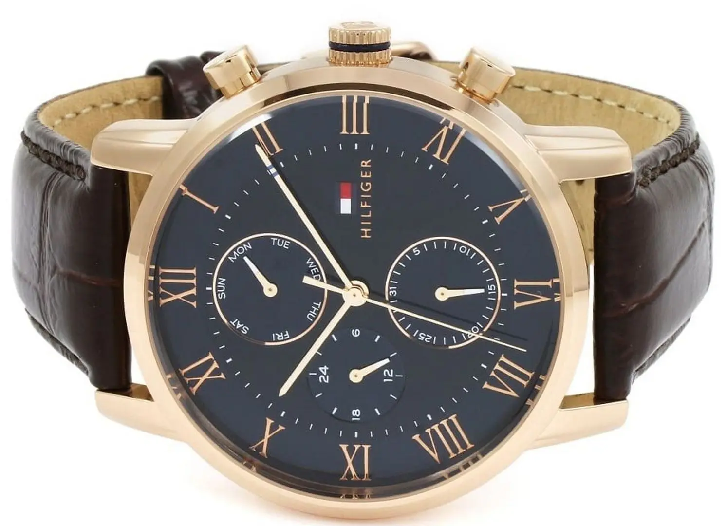 Ceas de mana Tommy Hilfiger Kane 1791399 (Brown/Rose Gold) - 3