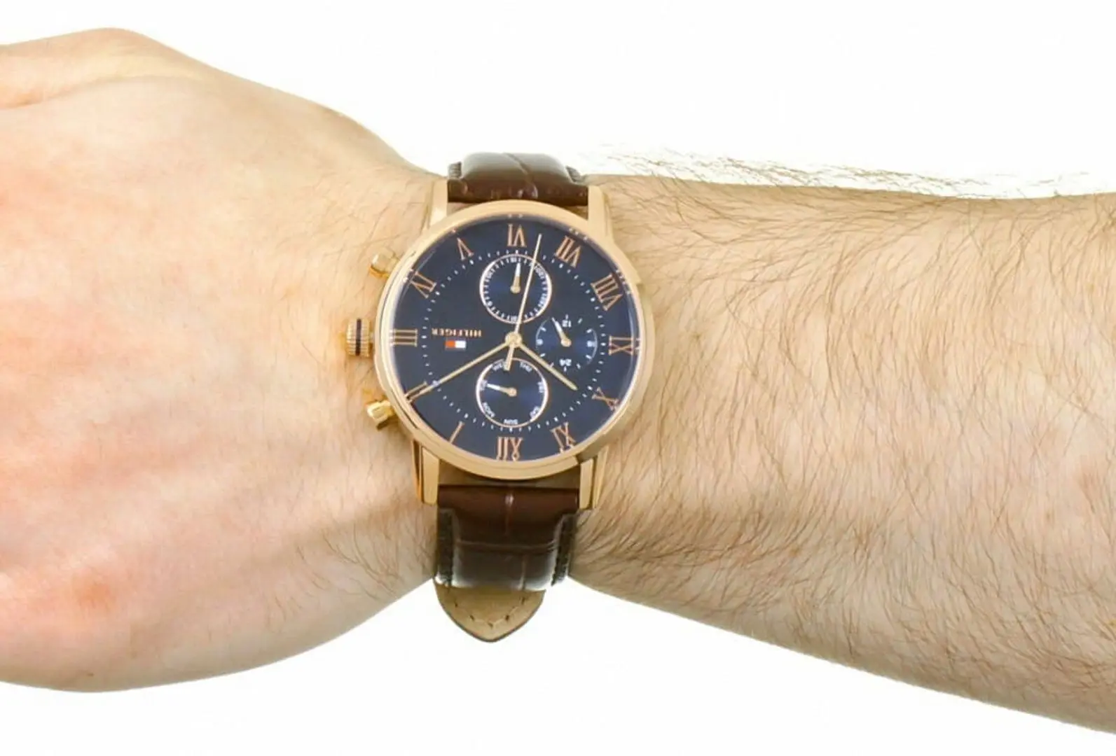 Ceas de mana Tommy Hilfiger Kane 1791399 (Brown/Rose Gold) - 7