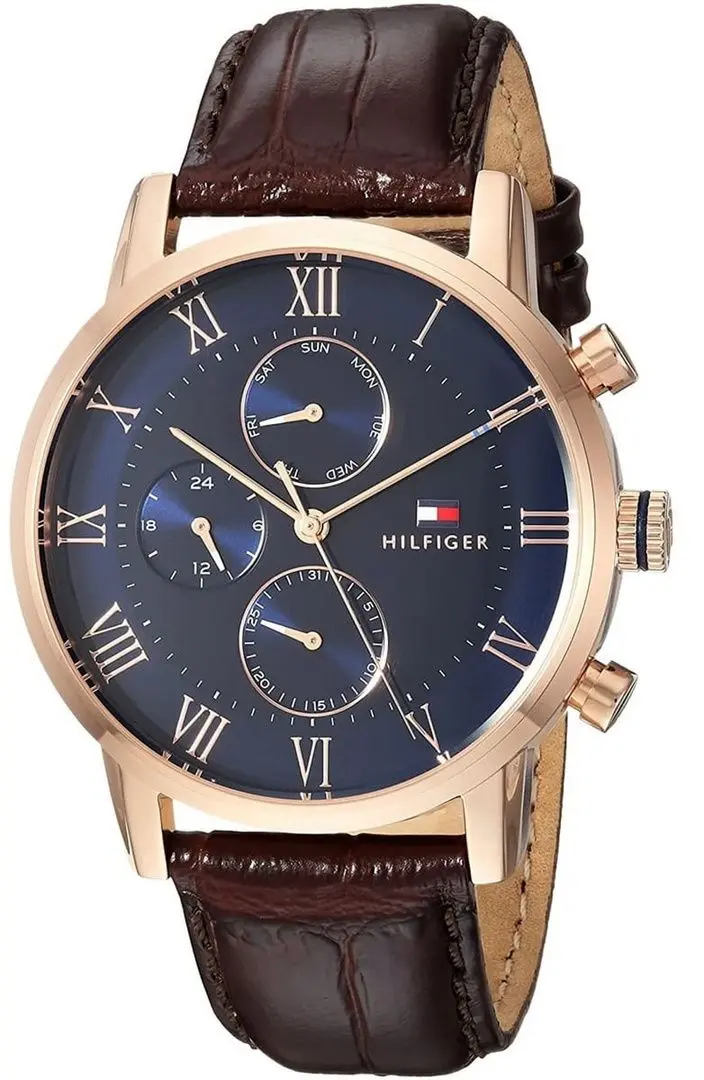 Ceas de mana Tommy Hilfiger Kane 1791399 (Brown/Rose Gold)