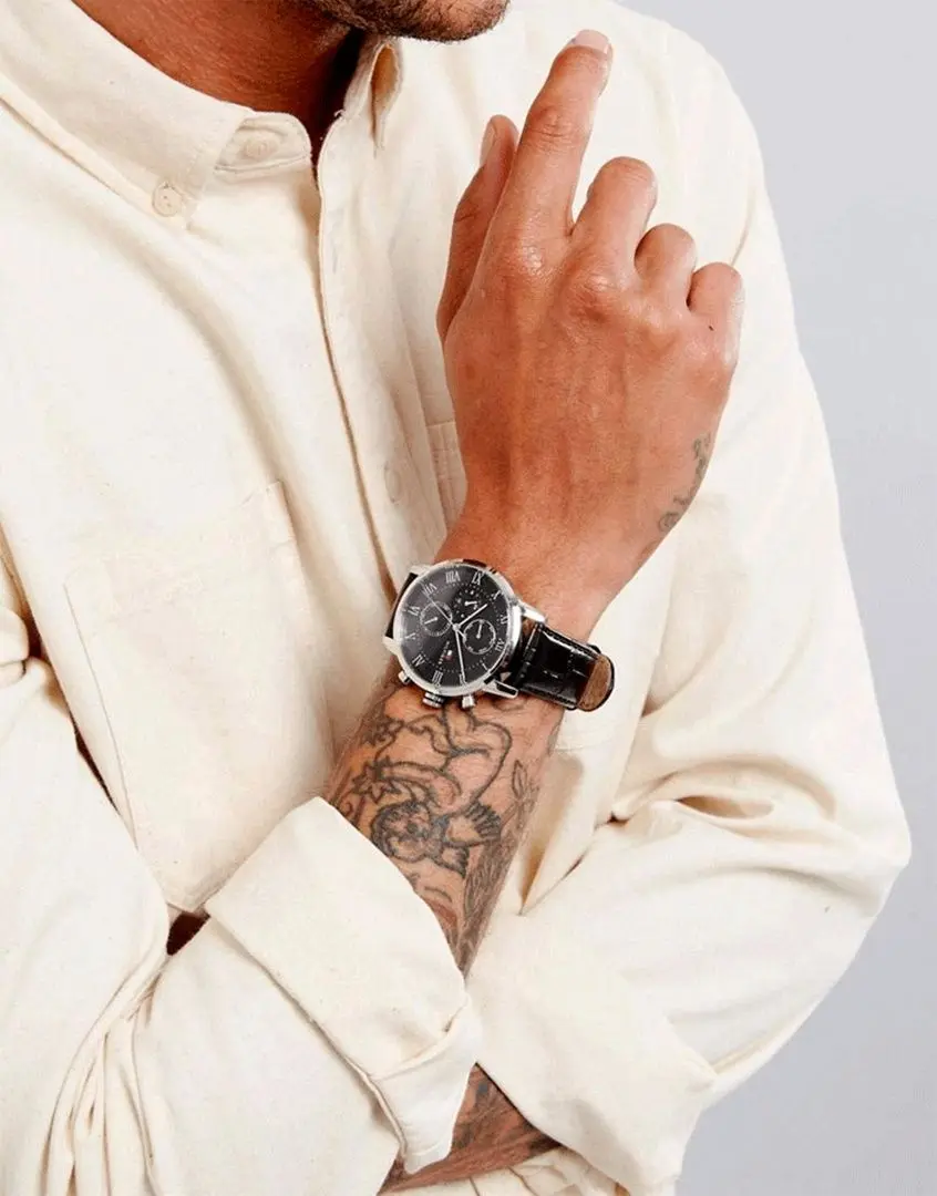 Наручные часы Tommy Hilfiger Kane 1791401 (Black/Silver) - 7