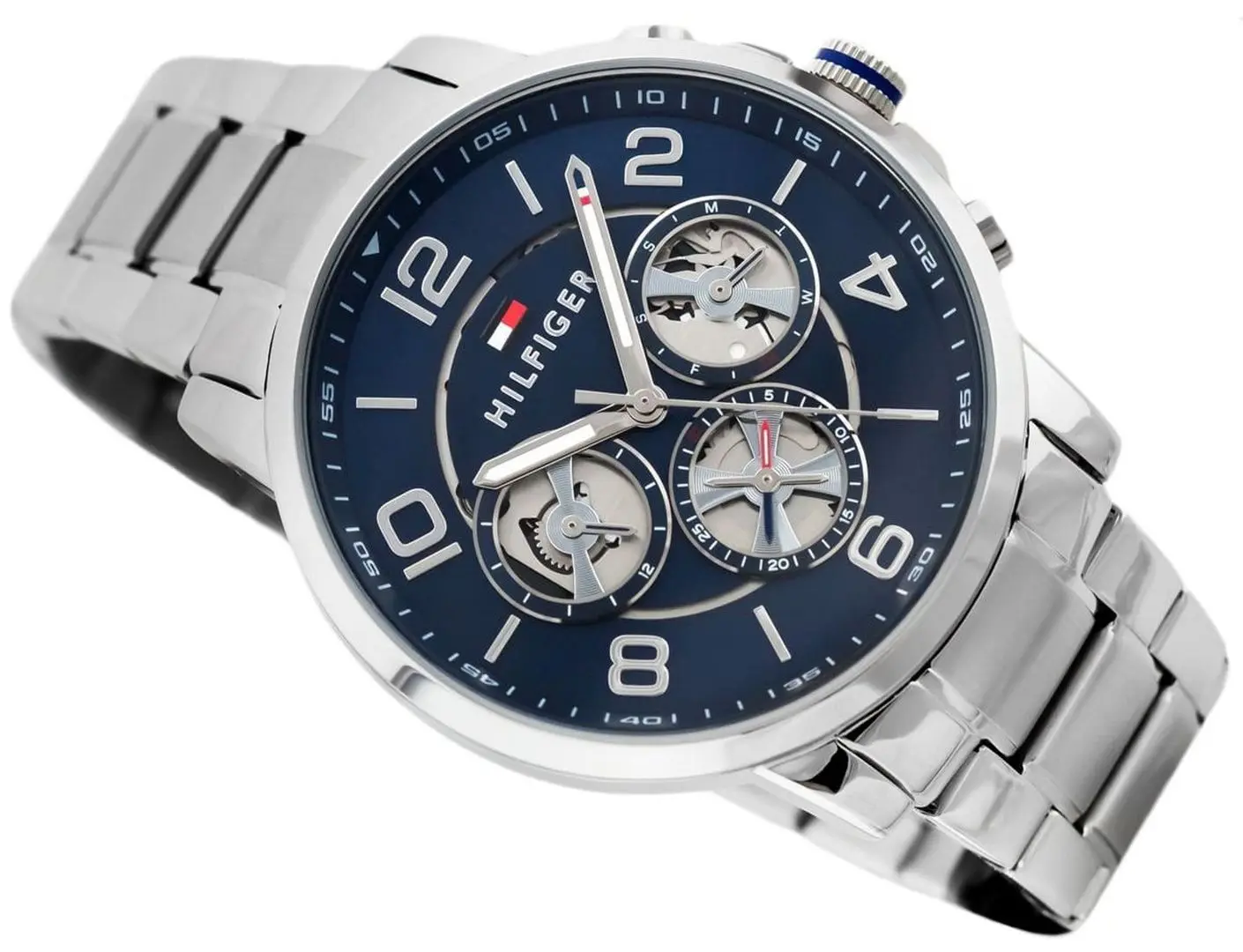 Наручные часы Tommy Hilfiger Keagan 1791293 (Silver/Blue) - 2
