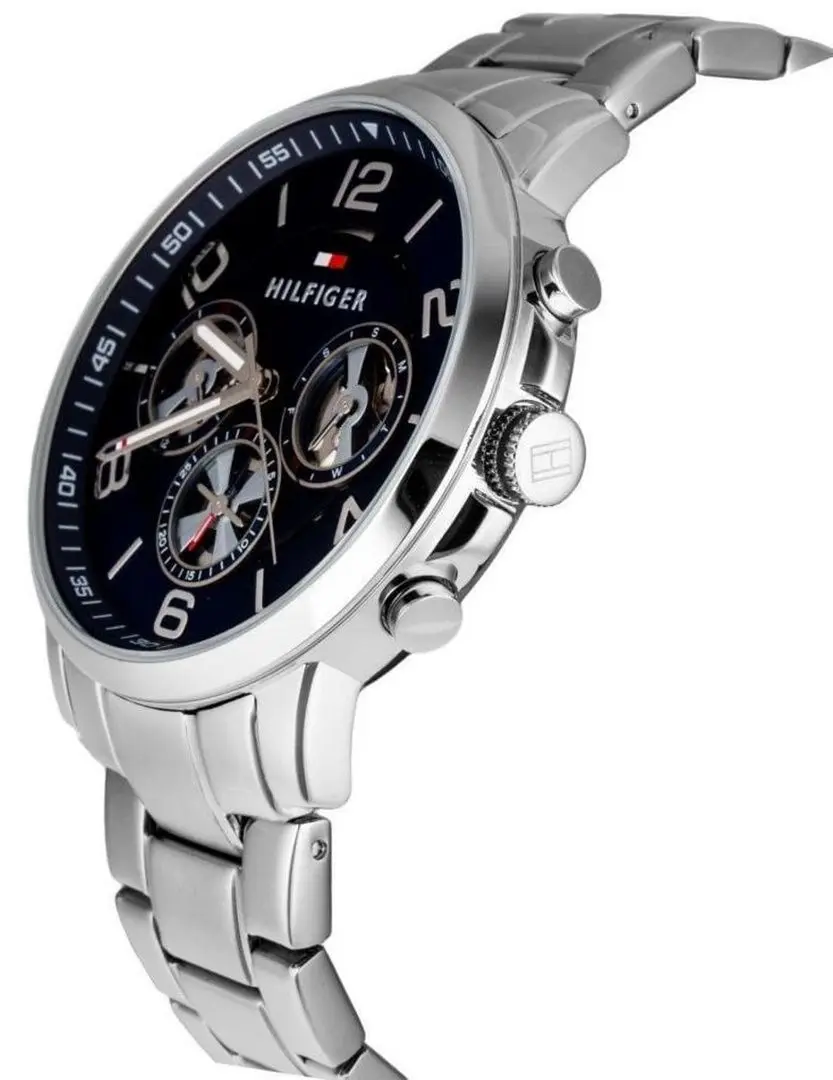 Наручные часы Tommy Hilfiger Keagan 1791293 (Silver/Blue) - 4