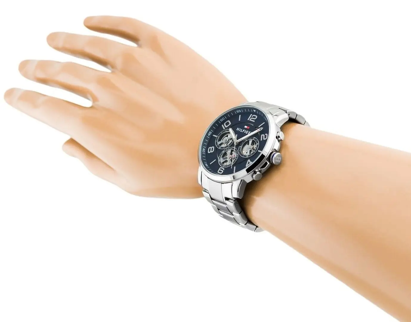 Наручные часы Tommy Hilfiger Keagan 1791293 (Silver/Blue) - 6